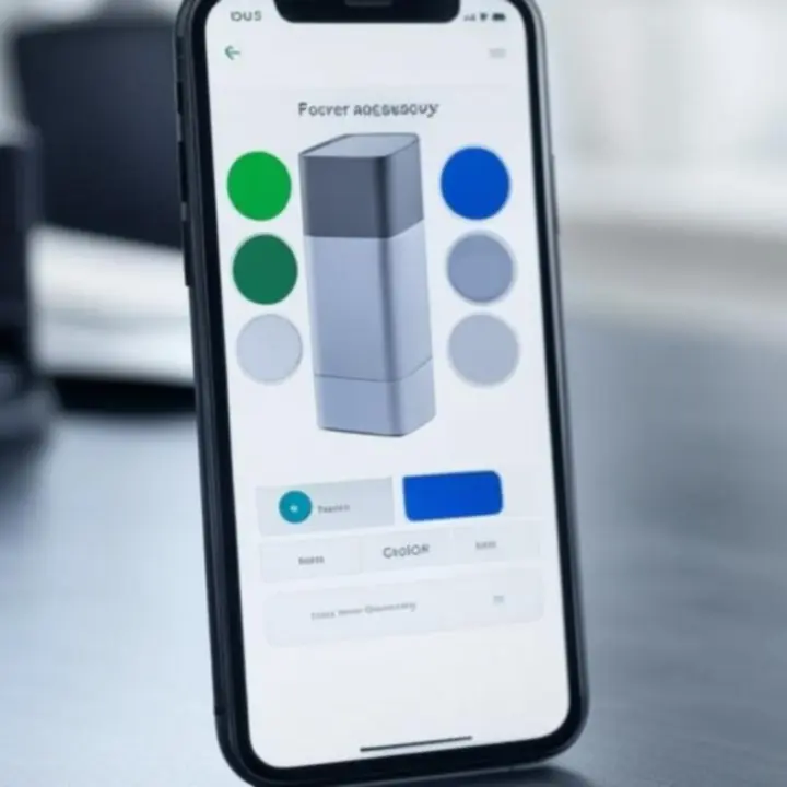Widok mobilnej wersji sklepu PowerAreo z listą produktów i filtrowaniem