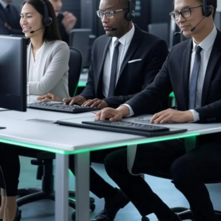 Zespół wsparcia PowerAreo pomagający klientom online